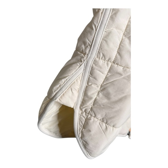 Free People X Hatch Printed Puffer Jacket in Ivory Chevron Combo NEW $248 Pippa - Picture 8 of 16